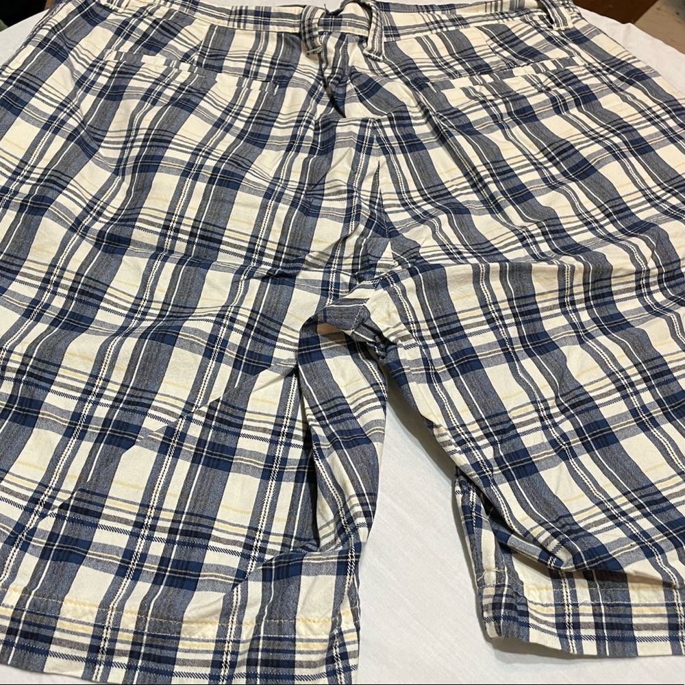 Mens Shorts blue and white striped